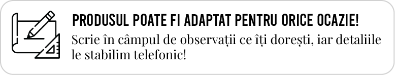 Mențiune personalizare produs