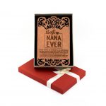 Felicitare din lemn personalizata – Best nana ever