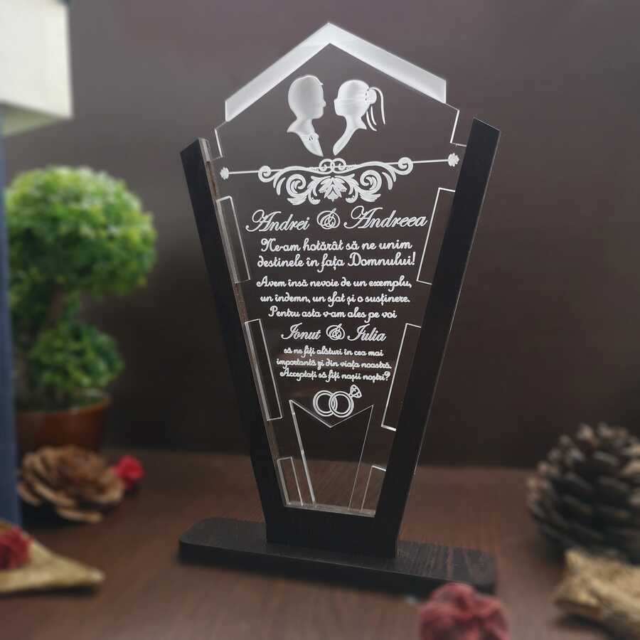 Miner Theirs Persona Cadou personalizat - Trofeu pentru nasi Cerere nasi