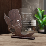 Cadou personalizat Trofeu – Soapte pentru nasii de botez