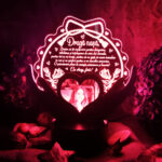 Trofeu Personalizat cu LED si poza – Nasa 8 martie