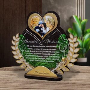 Cadou personalizat Trofeu cu Licheni – Declaratie iubire