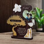 Trofeu Personalizat – Inima pentru indragostiti (Poza si mesaj)