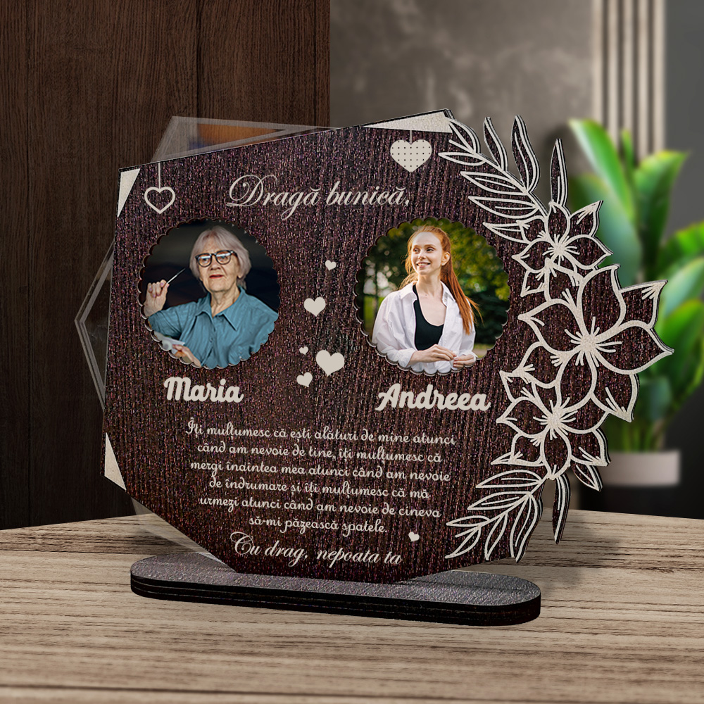 Cadou personalizat – Trofeu pentru bunica