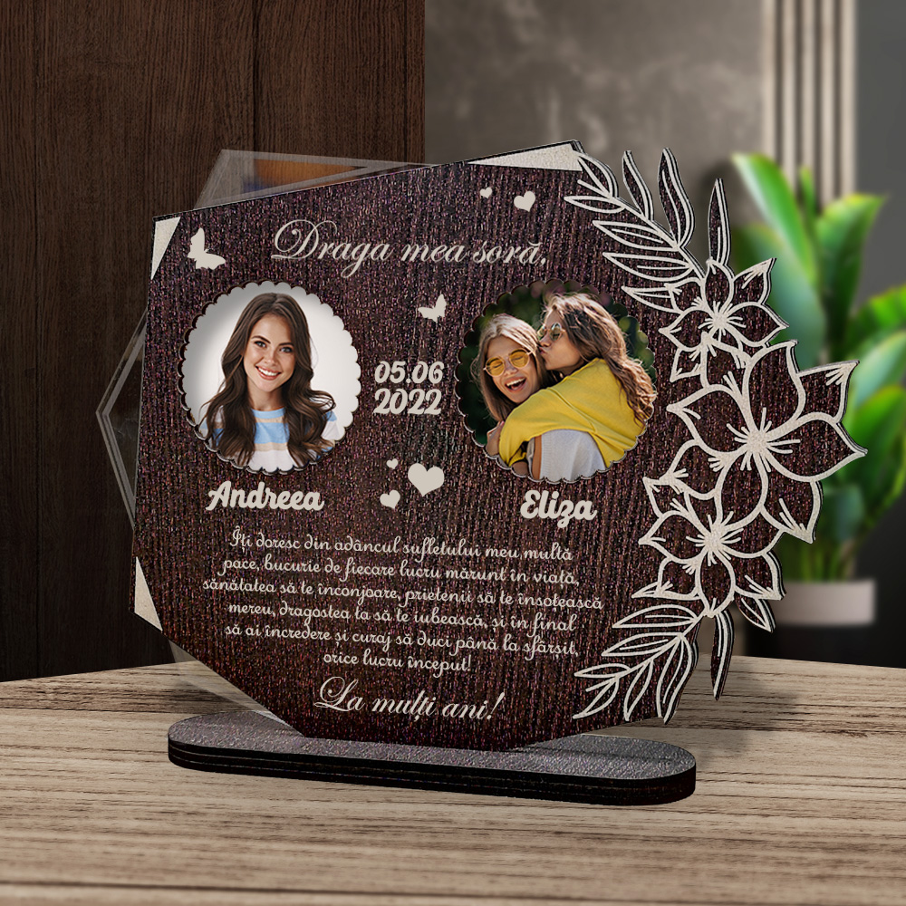 Trofeu Personalizat – Cadou pentru sora