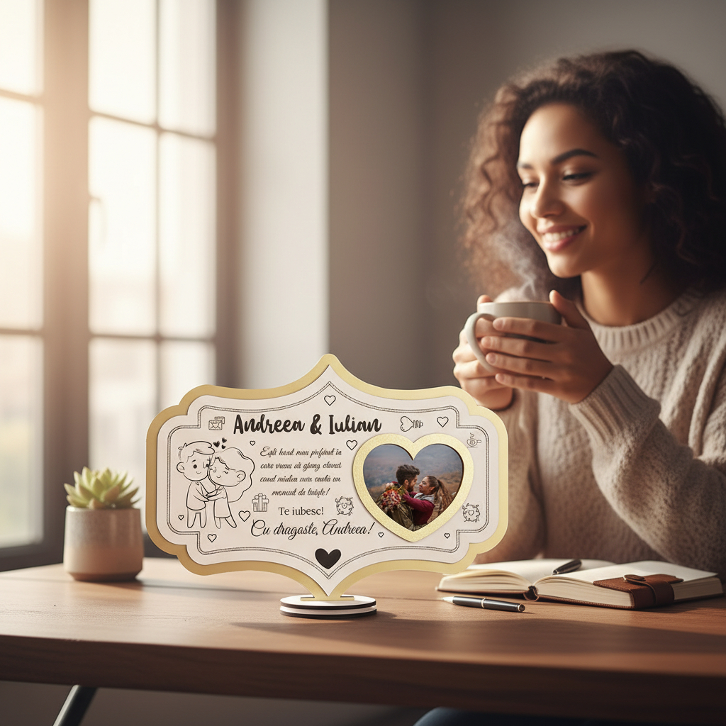 Rama foto personalizata - Cadou pentru persoana iubita Rama foto personalizata - Cadou pentru persoana iubita