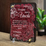 Felicitare cu licheni – Special pentru unchi