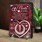 Felicitare cu licheni – Aniversare nunta de hartie 1 an