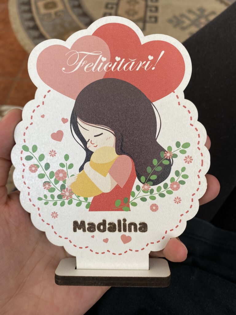Fotografie reală cu „Trofeu personalizat licheni - Cerere de nasi botez”, trimisă în recenzia #433965
