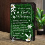 Felicitare cu licheni de Craciun – pentru parinti