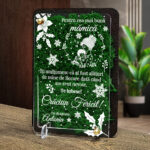 Felicitare cu licheni de Craciun – pentru mama