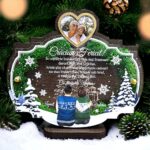 Trofeu cu licheni decorativi – Cadou pentru parinti de Craciun