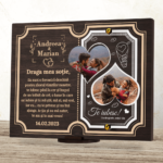 Placheta personalizata indragostiti – doua inimi