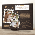 Placheta personalizata – Colaj cu amintiri