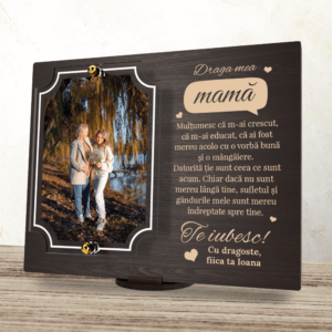 Placheta personalizata – Draga mea mama