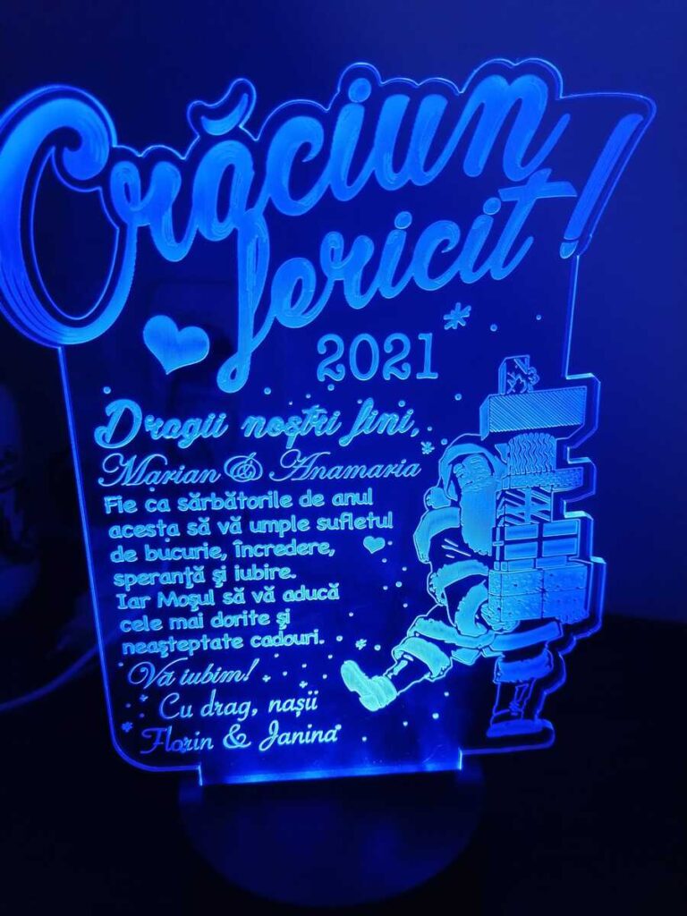 Fotografie reală cu „Trofeu personalizat - Cadou fini craciun”, trimisă în recenzia #775977