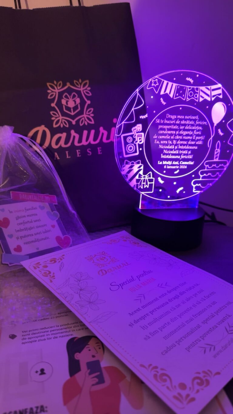 Fotografie reală cu „Trofeu LED -  Cadou personalizat  pentru aniversare”, trimisă în recenzia #854898