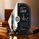 Trofeu personalizat cu pix pentru Cel Mai Bun Lider