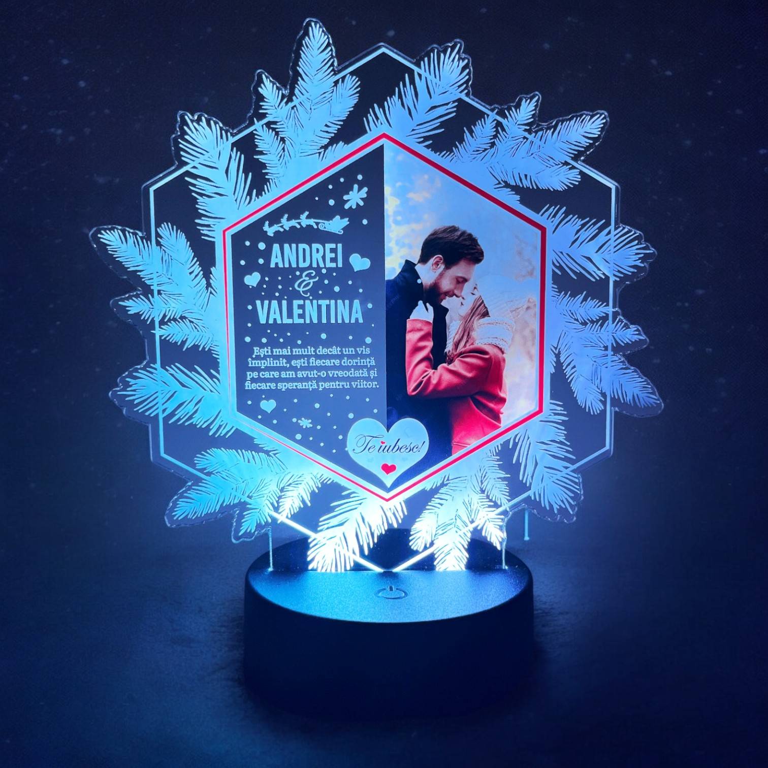 Trofeu personalizat de Craciun - Esti tot ce am nevoie