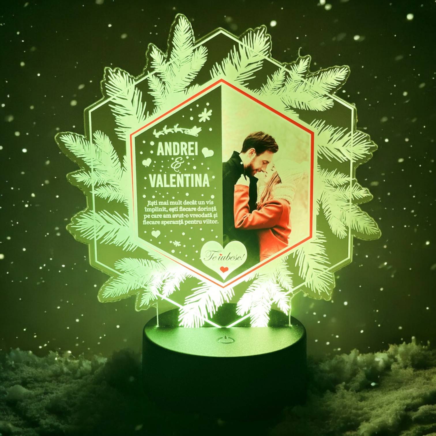 Trofeu personalizat de Craciun - Esti tot ce am nevoie