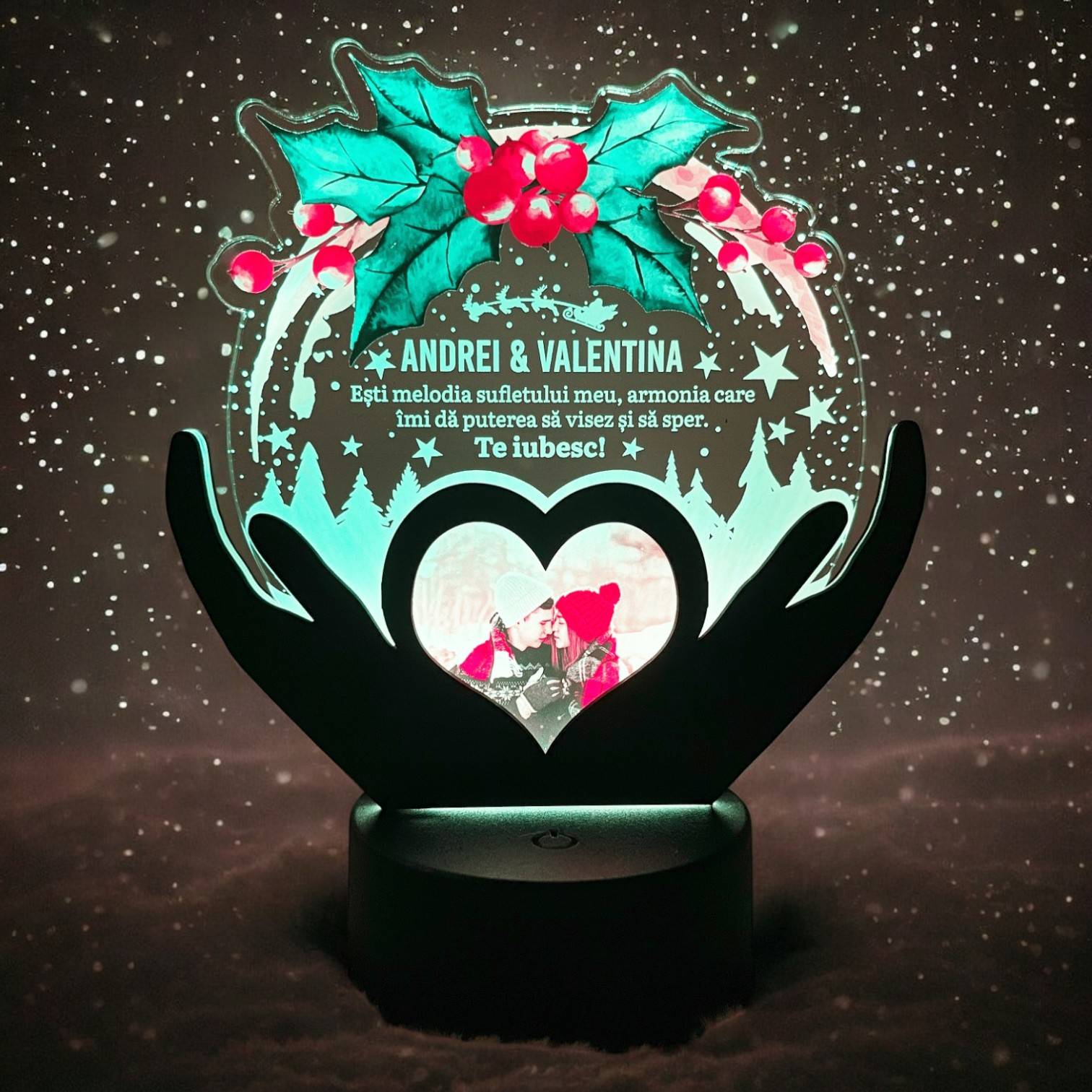 Trofeu personalizat de Craciun – Melodia sufletului meu