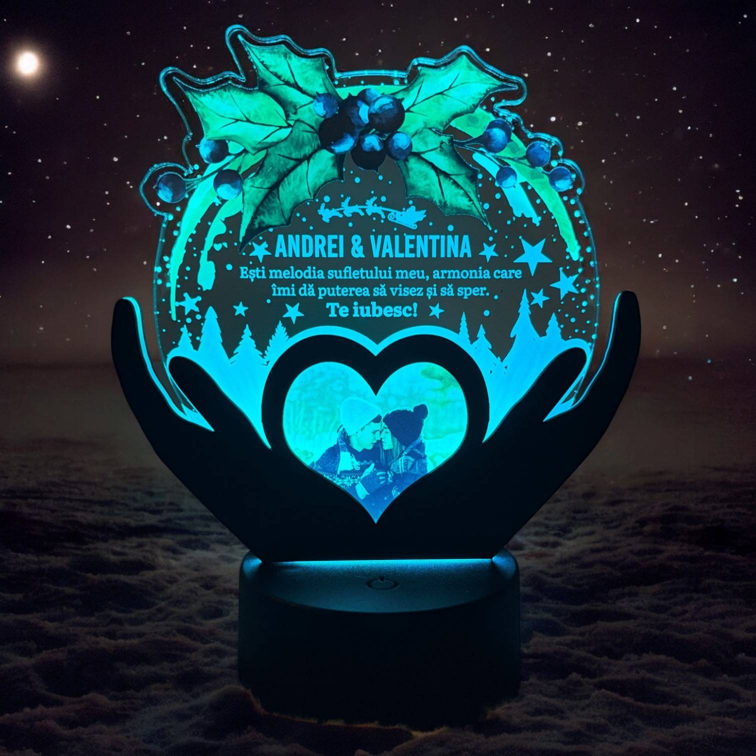 Trofeu personalizat de Craciun - Melodia sufletului meu Trofeu personalizat de Craciun - Melodia sufletului meu