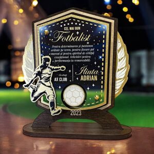 Trofeu personalizat – Cel mai bun Fotbalist