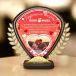 Trofeu personalizat pentru indragostiti – Draga mea