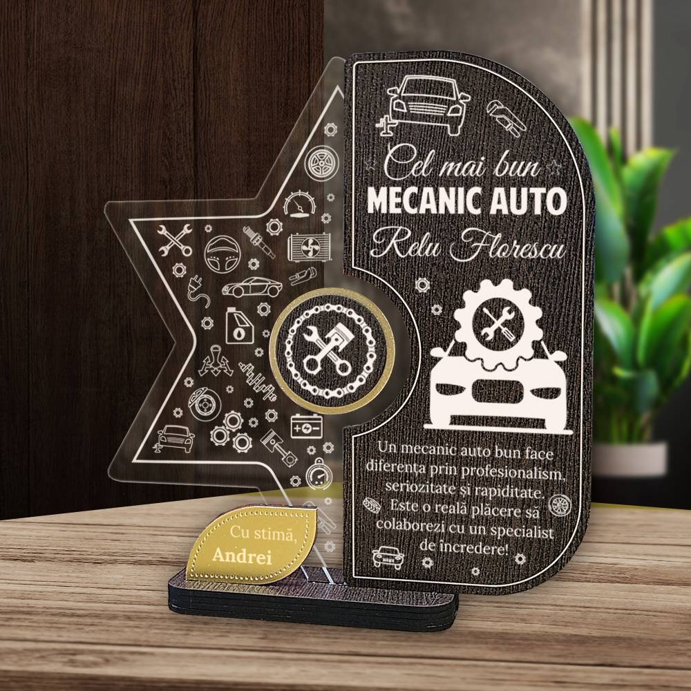 Cadou personalizat – Cel mai bun mecanic auto