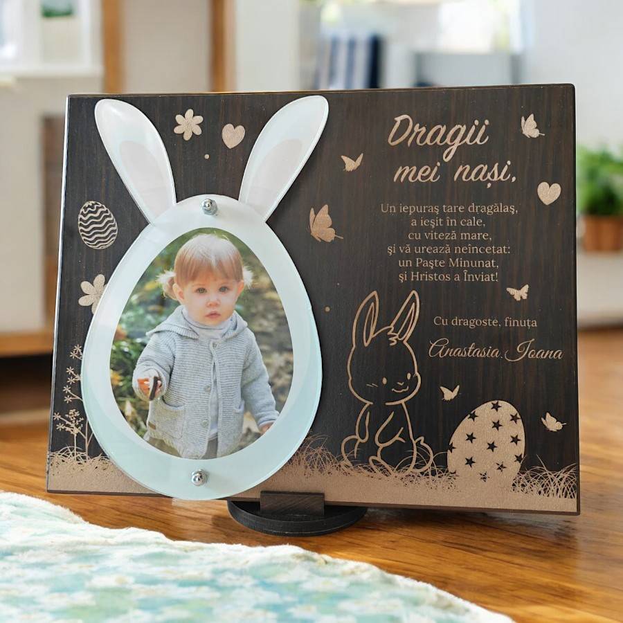 Placheta personalizata de Paste - pentru nasi