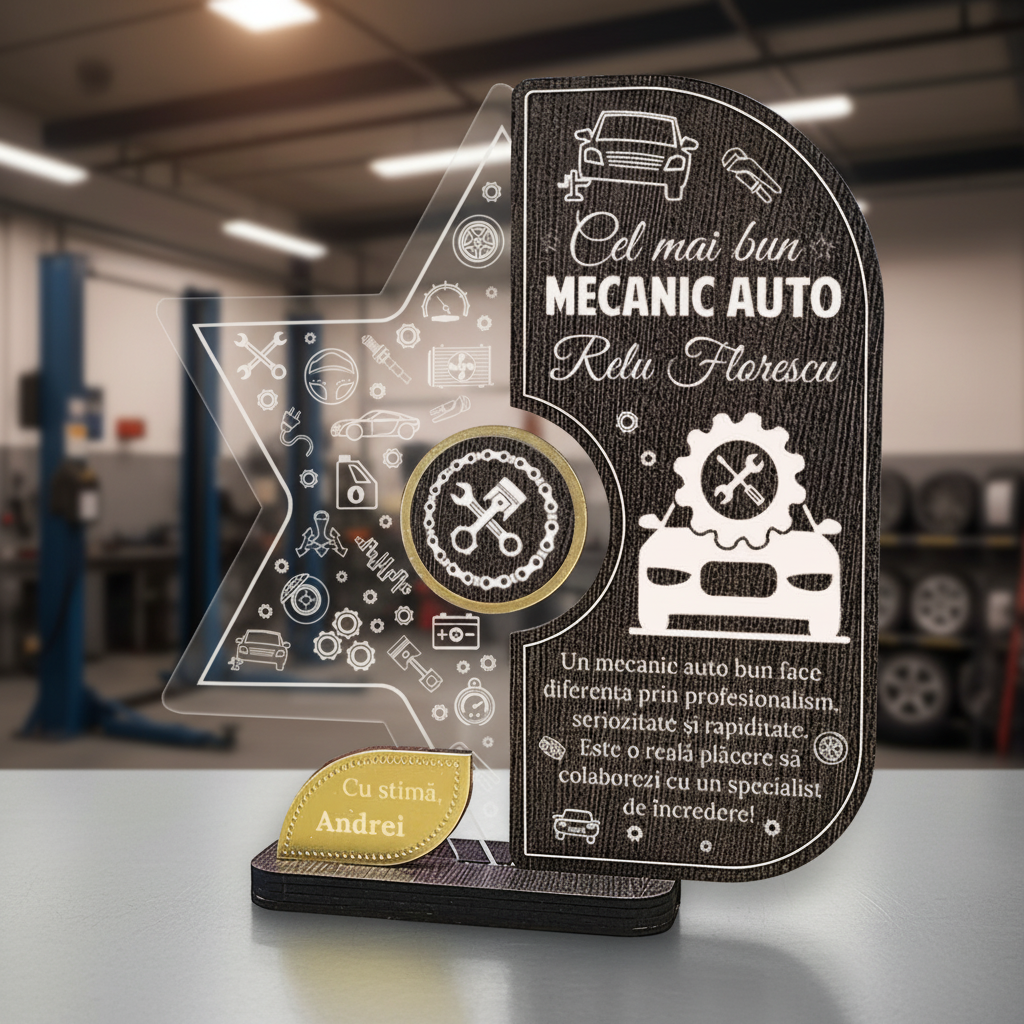 Cadou personalizat – Cel mai bun mecanic auto