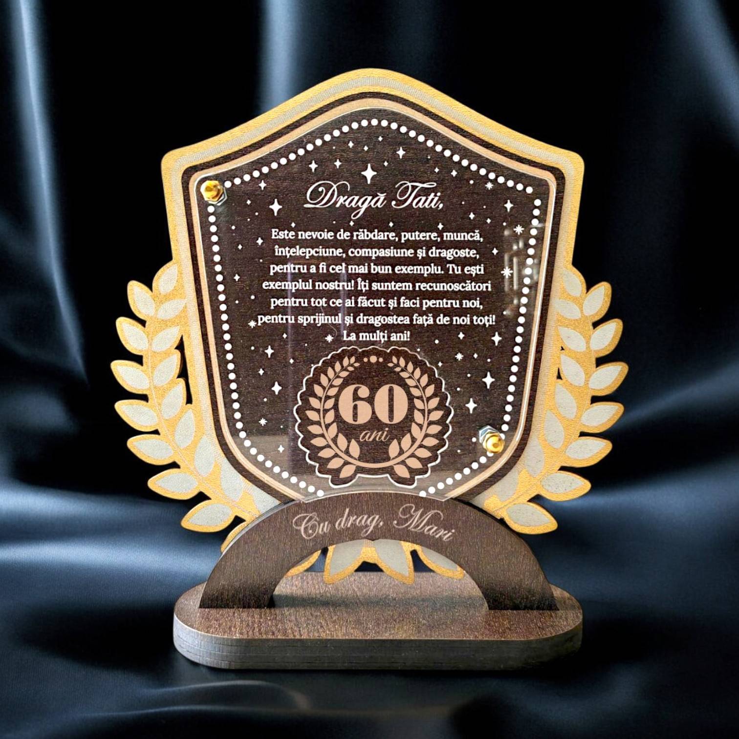 Trofeu Personalizat – Cadou pentru tatal meu