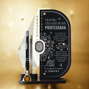 Trofeu personalizat – Special pentru cea mai buna profesoara