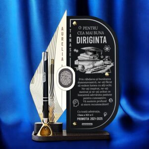 Trofeu personalizat – Pentru cea mai buna diriginta