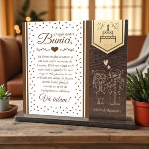 Trofeu personalizat – Special pentru bunici