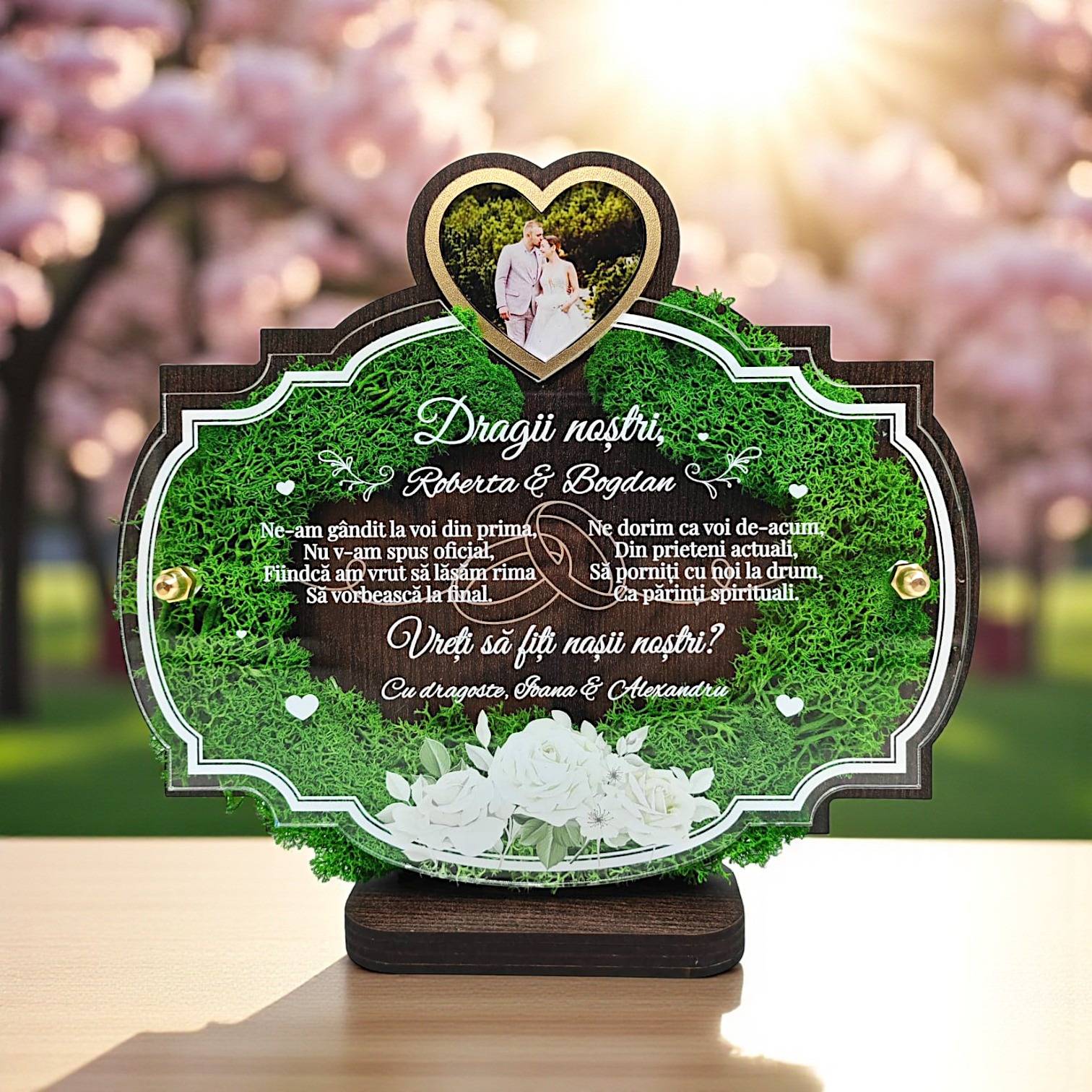 Trofeu personalizat – Vreti sa fiti nasii nostri