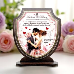 Trofeu personalizat pentru nasii de cununie – inceputul calatoriei