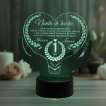 Cadou aniversare LED – Nunta de hartie 1 an casatorie