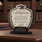 Trofeu Personalizat – Cadou de Recunoștință pentru Decan