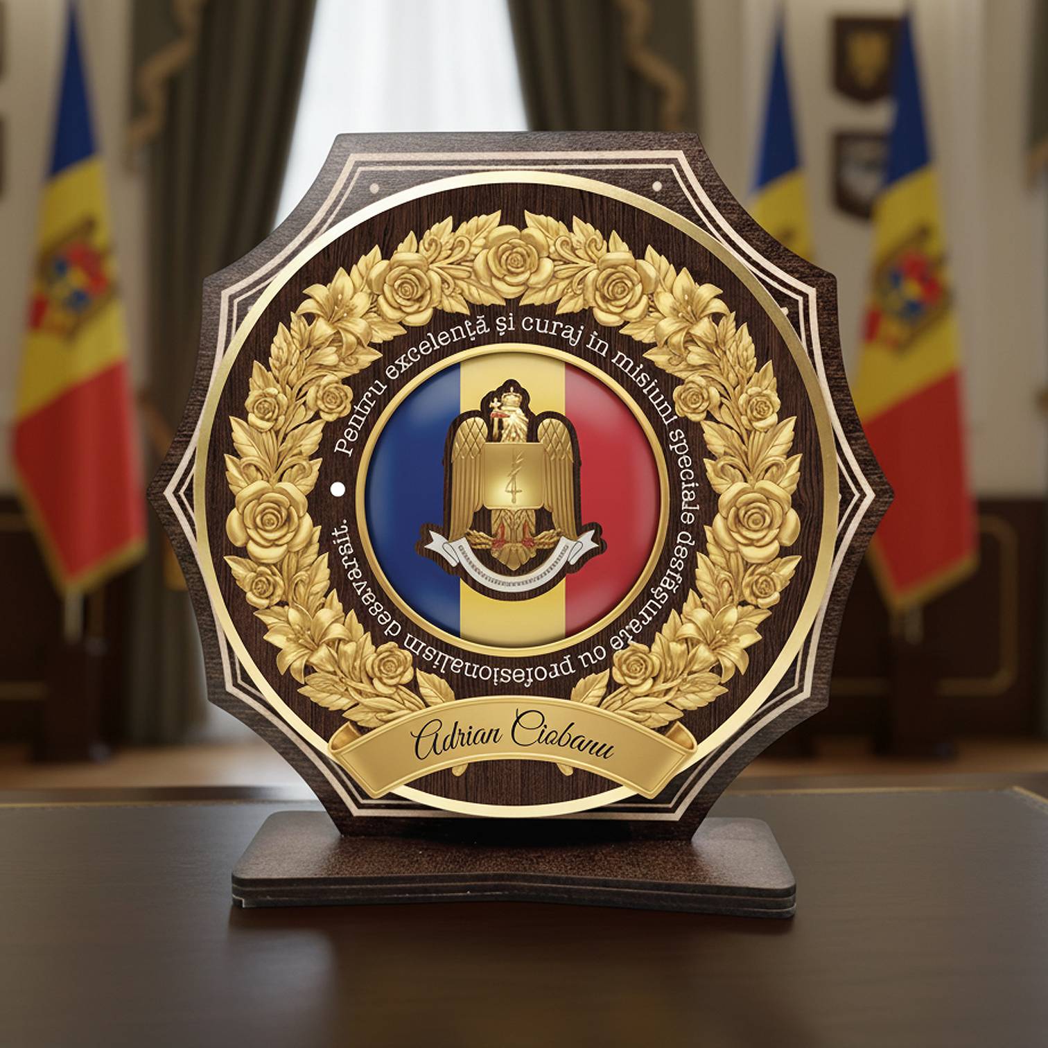 Trofeu personalizat – Comandamentul Forțelor pentru Operații Speciale