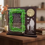 Trofeu personalizat cu licheni – Pentru bunic de la nepot