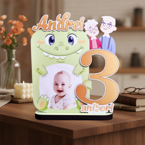 Trofeu personalizat printat – Aniversare nepotel pentru bunici