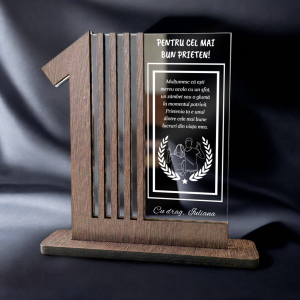 Trofeu personalizat – Pentru Cel Mai Bun Prieten