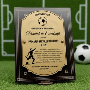 Plachetă onorifică pentru colaboratori - Fotbal