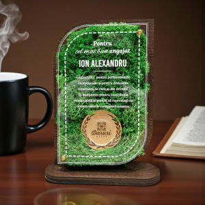 Trofeu personalizat corporate – Cel mai bun angajat