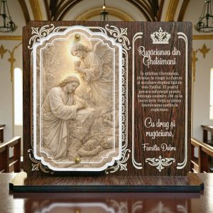 Trofeu Crestin Personalizat – Rugaciunea din Ghetsimani | Cadou Biblic