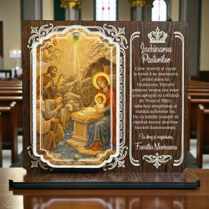 Trofeu Crestin Personalizat – Inchinarea Pastorilor – Cadou Biblic