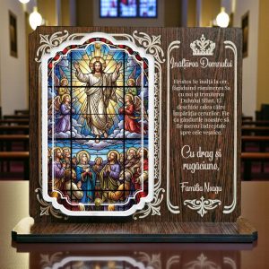 Trofeu Crestin Personalizat – Inaltarea Domnului | Cadou Crestin Special