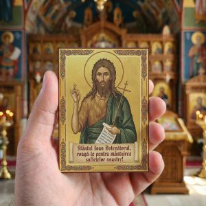 Magnet din lemn – Sfântul Ioan Botezătorul