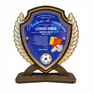 Placheta de Excelenta pentru Arbitri Fotbal